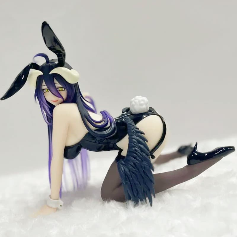 ฟิกเกอร์อนิเมะนเรศวรเดสก์ท็อปขนาด 10 ซม. Albedo Bunny Ver. คอลเลกชันรูปการกระทําพีวีซีรุ่นผู้ใหญ่ของเล่นแฟนเพื่อนของขวัญวันเกิด รูปที่ 3