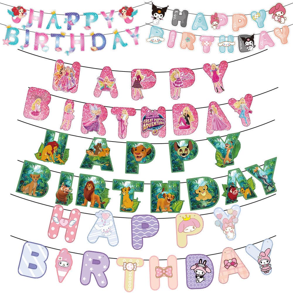 ป้ายวันเกิด HBD1 แบนเนอร์ตกแต่งงานเลี้ยง แบนเนอร์วันเกิด ป้ายห้อยตกแต่งงานวันเกิด Happybirthday รูปที่ 3