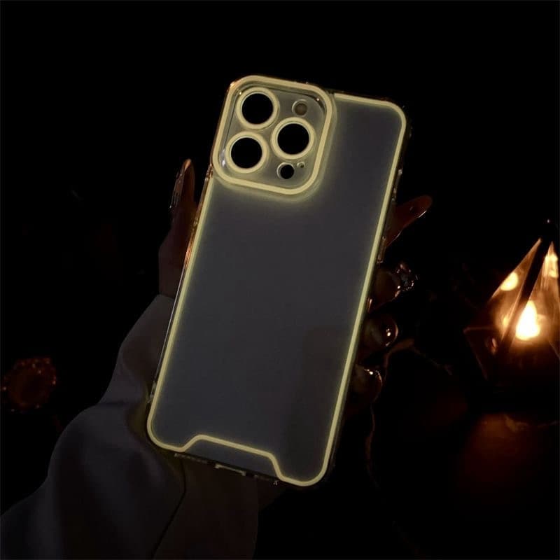 เคสเรืองแสงกลางคืนสําหรับ iPhone 15 14 13 12 11 ฝาครอบโทรศัพท ์ กันกระแทก รูปที่ 7
