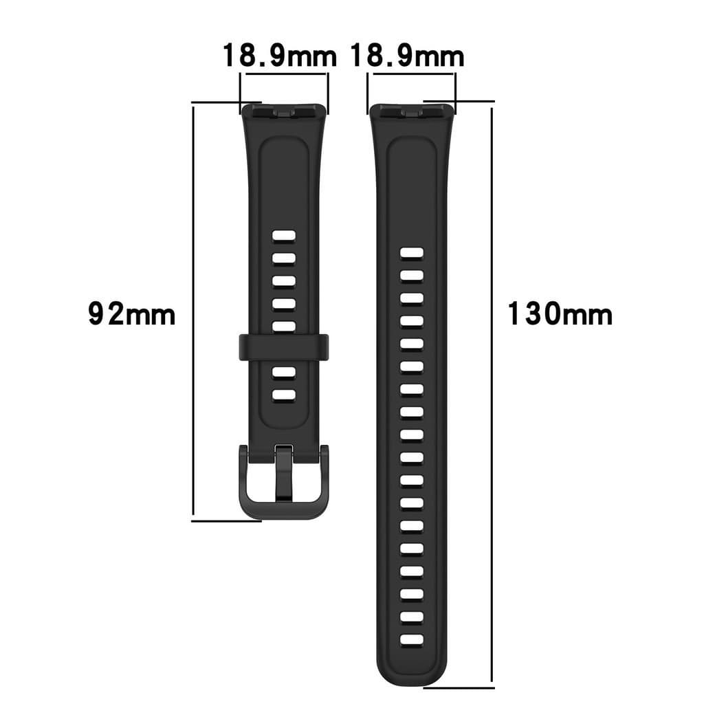 สายนาฬิกาข้อมือซิลิโคน แบบนิ่ม สําหรับ Huawei band 10 9 8 รูปที่ 4