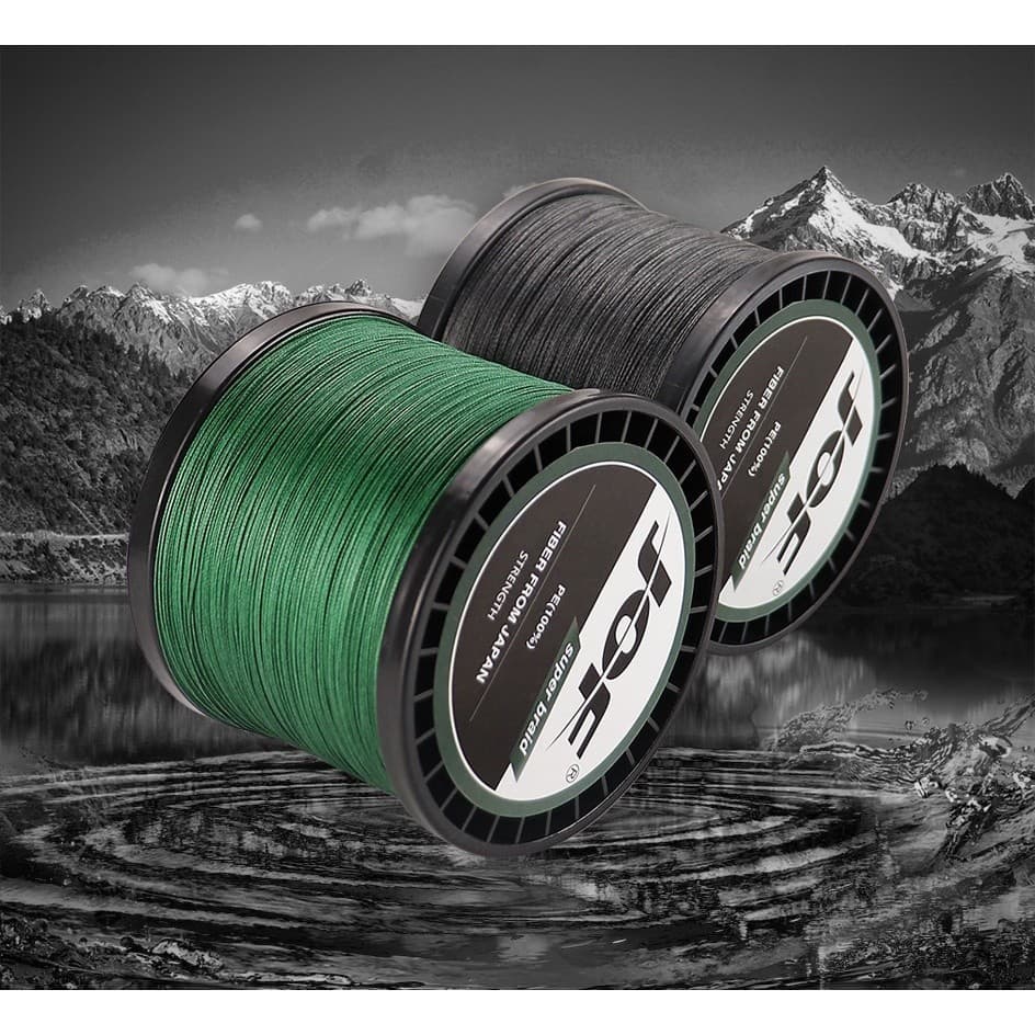 Jof 8 เส้นทอ 1000m สาย PE ถัก Multifilament สําหรับตกปลาปลาคาร์พญี่ปุ่น รูปที่ 7