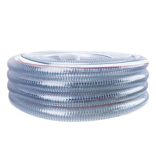 สายPVC มีลวด ขนาด 1นิ้ว แบ่งขาย 1 เมตร ตรา SUPER สายยางไส้ลวด สายพีวีซี สายส่งแก๊ส สายส่งน้ำมัน ดี รูปที่ 3