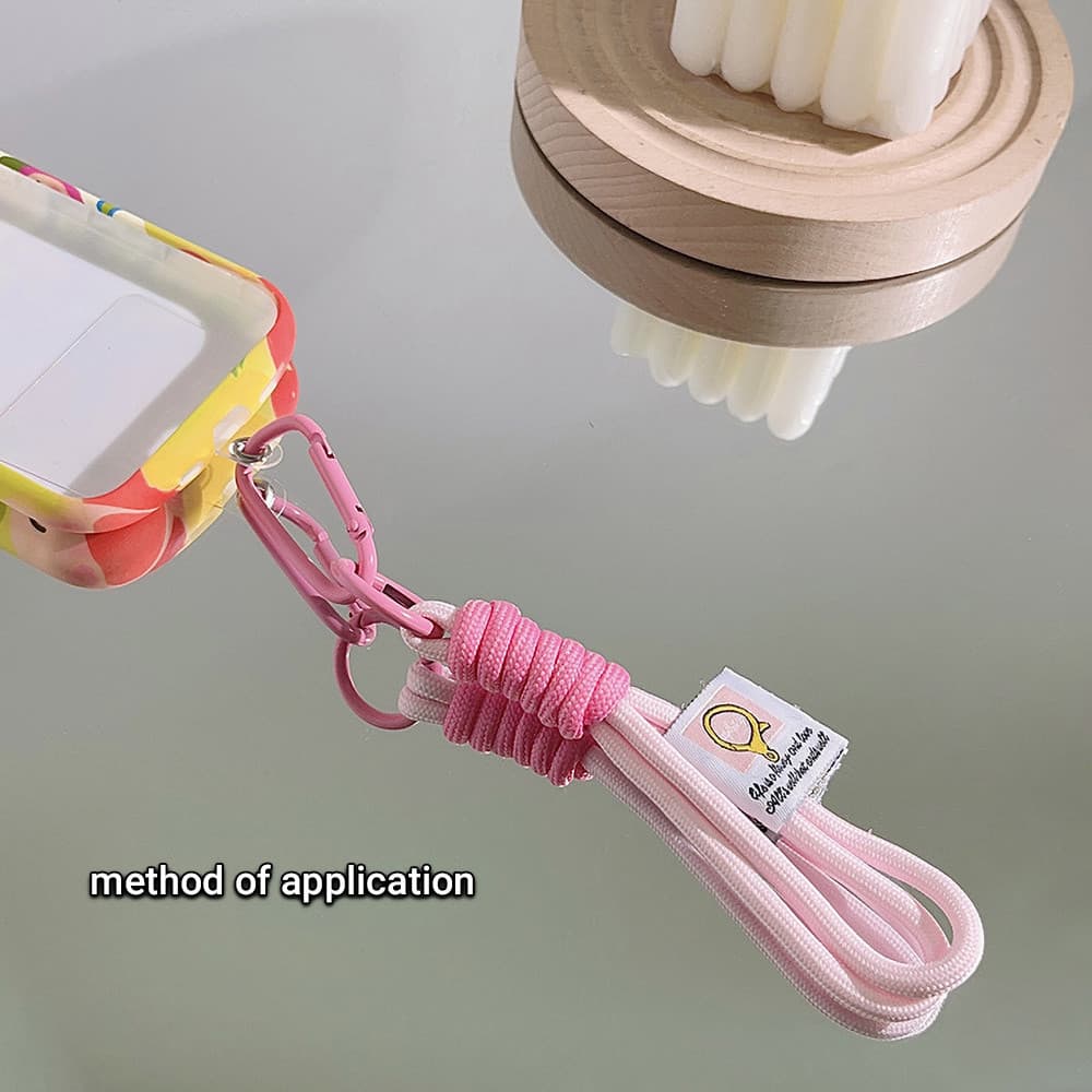 สายรัดโทรศัพท์มือถือ สายห้อยโทรศัพท์ สายรัดข้อมือ เหมาะสำหรับการใช้งานหลายอย่าง อย่างดี สีสว่าง หลากหลาย มีเอกลักษณ์ รูปที่ 8