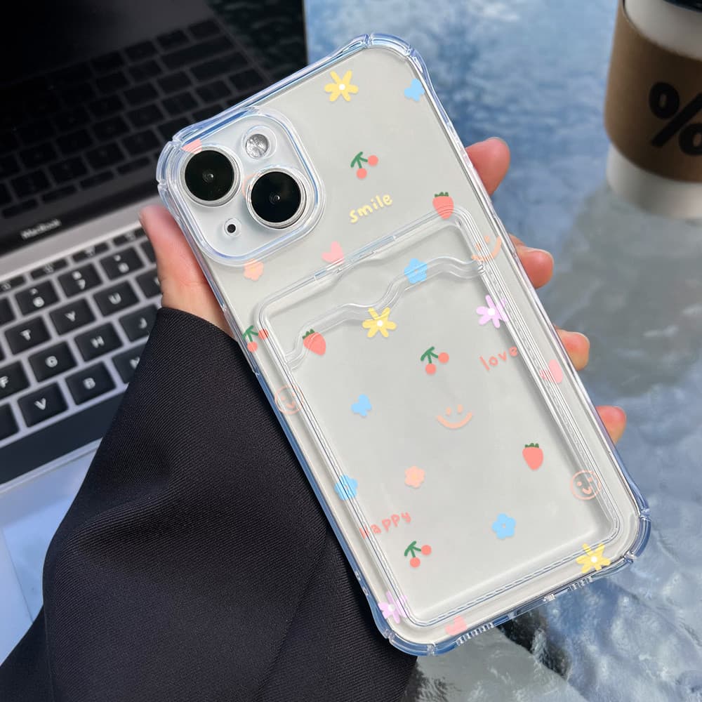 Card Holder เคส For iPhone 13 11 16 15 14 17 Pro Max Air 12 XR X Xs 7 8 Plus 16promax 15promax TPU เคสโทรศัพท์มือถือ รูปที่ 4