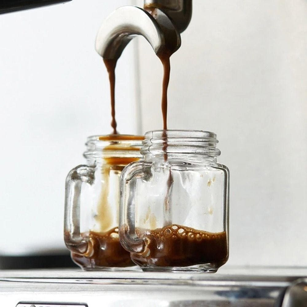 AUBREY1 ขวดแก้วปิดผนึก 5 ชิ้น, น่ารัก 35 มล. Mini Mason Jar, ถังเก็บพร้อมฝาปิดแบบพกพา Leakproof Coffee Concentrate ขวดกาแฟ รูปที่ 5