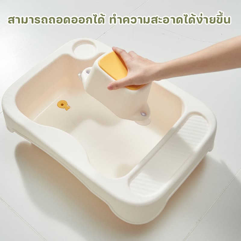 นอนไว้สบาย ถาดซักผม อ่างสระผมผู้ป่วย สำหรับผู้สูงอายุ สำหรับสระผม พร้อมท่อระบายน้ำ รูปที่ 7