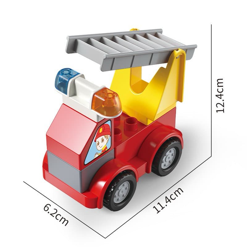 FEELO Vehicle Blocks ชุดตัวต่อยานพาหนะขนาดใหญ่ ราคาต่อคัน รูปที่ 5