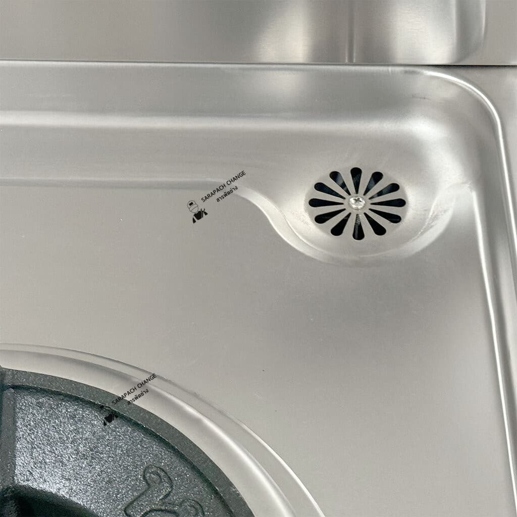 เตาแก๊สสแตนเลส3หัว หัวเตาKB5 KB7 KB8 แรงดันสูง Stainless high pressure frying stove รูปที่ 8