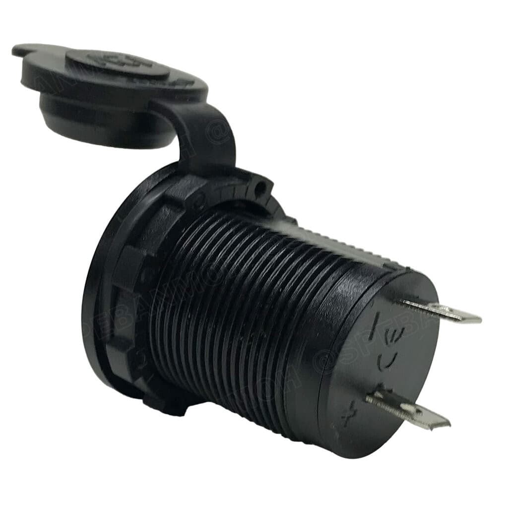 CLTF-006 เต้ารับ DC Socket 12V 24V 20A Max สำหรับปลั๊กจุดบุหรี่ Cigarette Lighter Socket with protective ca... รูปที่ 5