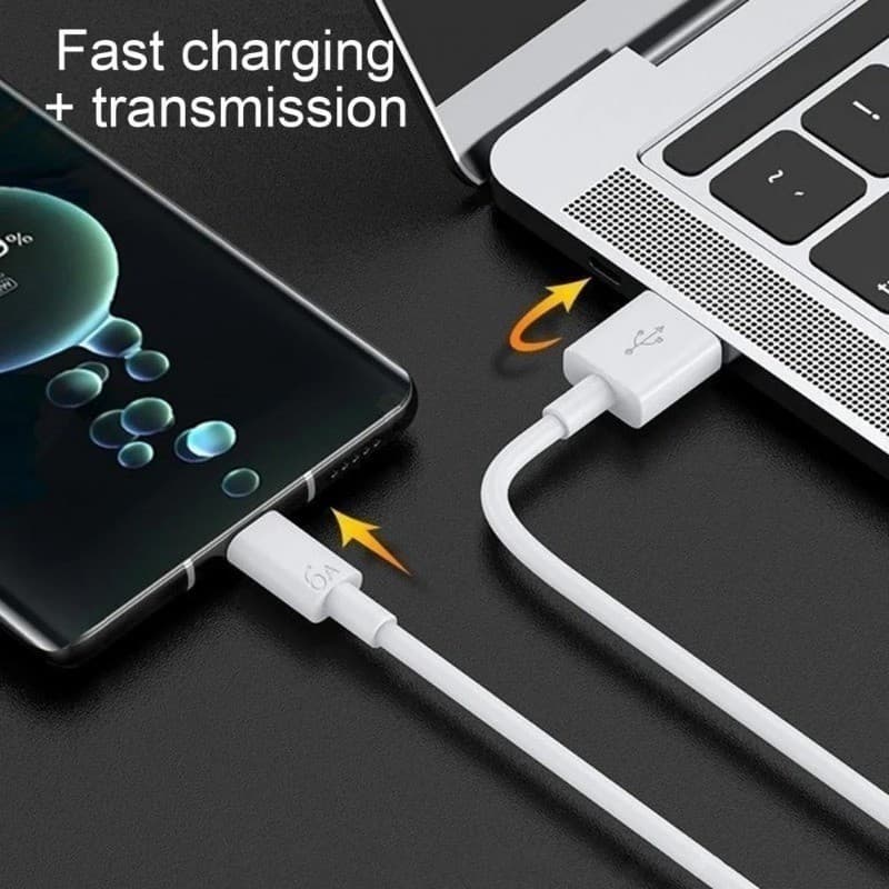 6/7/10a Type C Cable Fast Charging สาย USB / สายชาร์จโทรศัพท์สายไฟสําหรับ Type-C / Extra Long Data Line รูปที่ 4