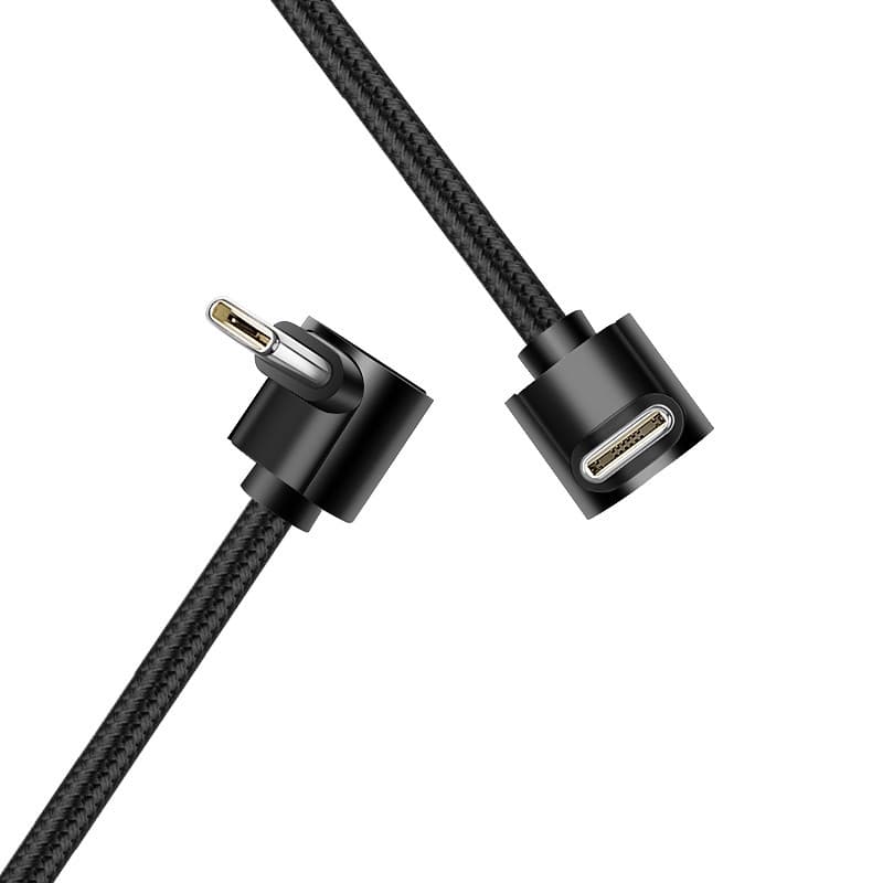 0.25 M/0.5 M/1 M/2 M 90 องศาข้อศอก USB Type C ถึง Type C สายชาร์จ PD 60W Fast Charge ข้อมูล Sync สําหรับ Samsung S24 S23 S22 S21 Ultra Plus รูปที่ 7