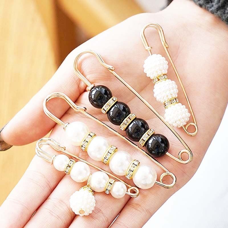 ใหม่ที่สวยงามเข็มกลัดอัลลอยด์ตกแต่งมุกเทียม rhinestones แฟชั่นเครื่องประดับปรับรอบเอว G2733 รูปที่ 7