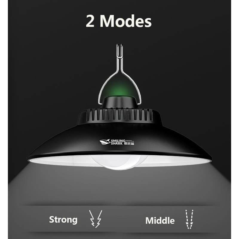 Smile Shark Camping Light Recharge โคมไฟเต็นท์กันน้ํา แสงสีขาว/เหลือง รูปที่ 3
