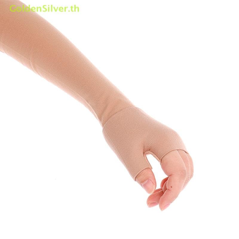 Goldensilver โพสต์ Mastectomy การบีบอัดแขนยืดหยุ่น Anti บวม Lymphedema แขน TH รูปที่ 7