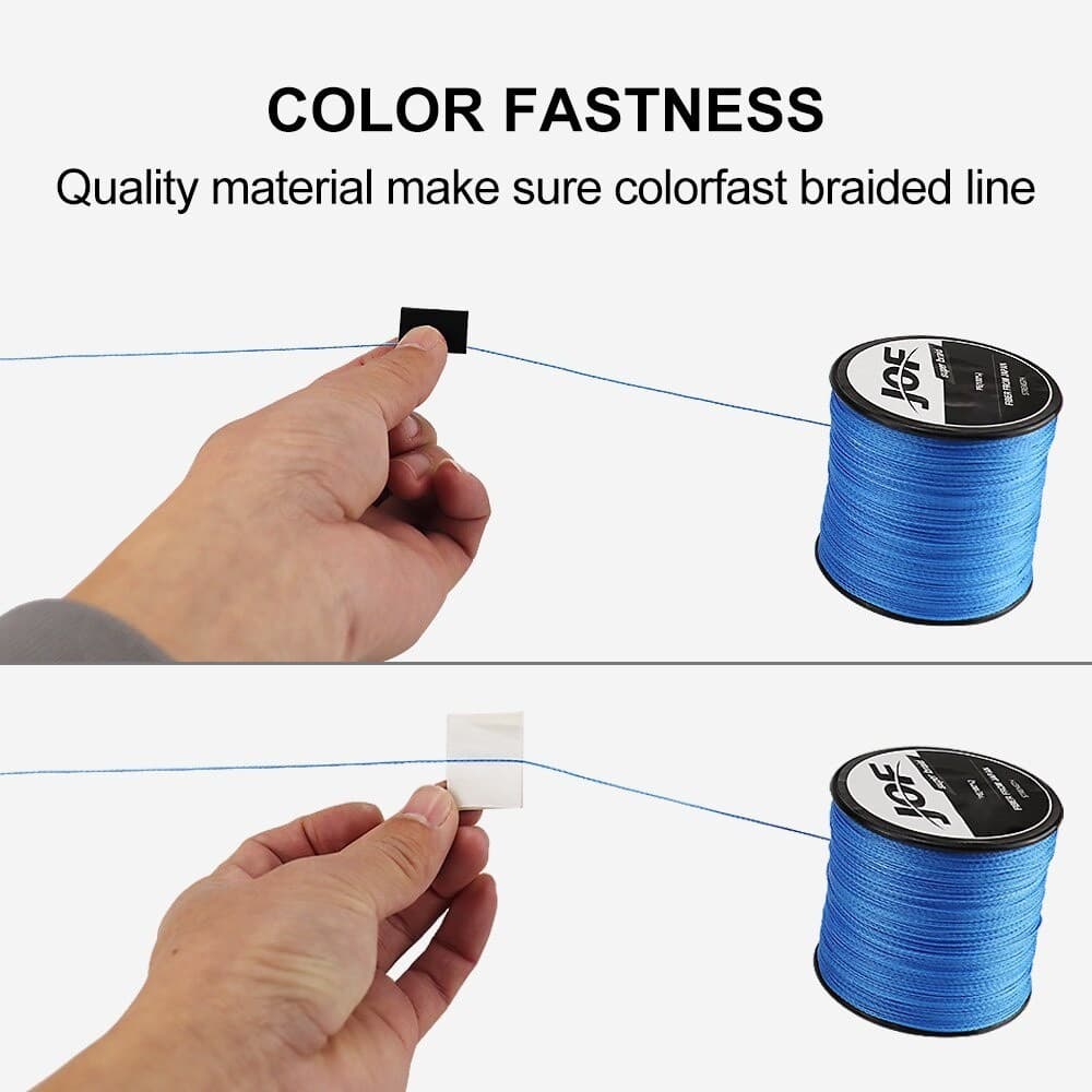 Jof 8 เส้นทอ 1000m สาย PE ถัก Multifilament สําหรับตกปลาปลาคาร์พญี่ปุ่น รูปที่ 5