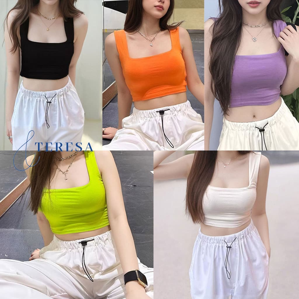 เสื้อยืดทรงสวยสำหรับสาวๆ แบบเอวสูง รูปที่ 1
