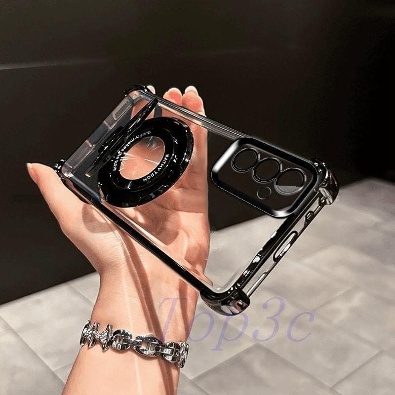 เคส Samsung A17/A56/A16 5G / A26 / A36/A55/A35/A25/A15/A05S/A54/A34/A24/A14 5G สี่มุม anti fall airbag โปร่งใสเคสโทรศัพท์ CDSJ รูปที่ 1