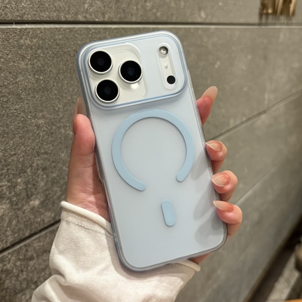 ใหม่ 17 AG Frostedเคสโทรศัพท์แม่เหล็กสําหรับIPhone 17 Pro Max 13 14 15 16 Pro Max 17 Airโปร่งแสงปลอกUltra Thin Cover รูปที่ 9