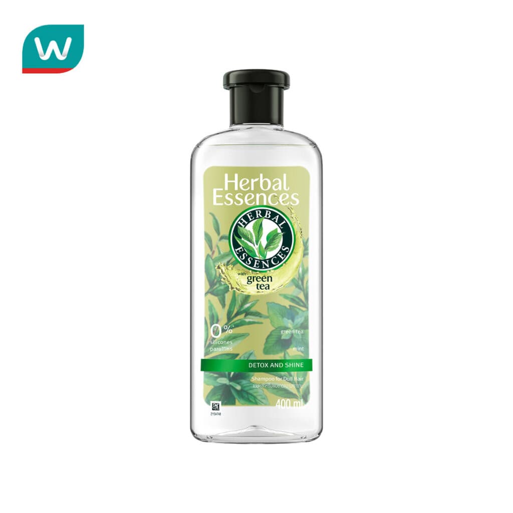 Herbal Essence เฮอร์บัล เอสเซนส์ แชมพู กรีน ที มิ้นท์ ดีทอกซ์ แอนด์ ชายน์ 400 มล. รูปที่ 1