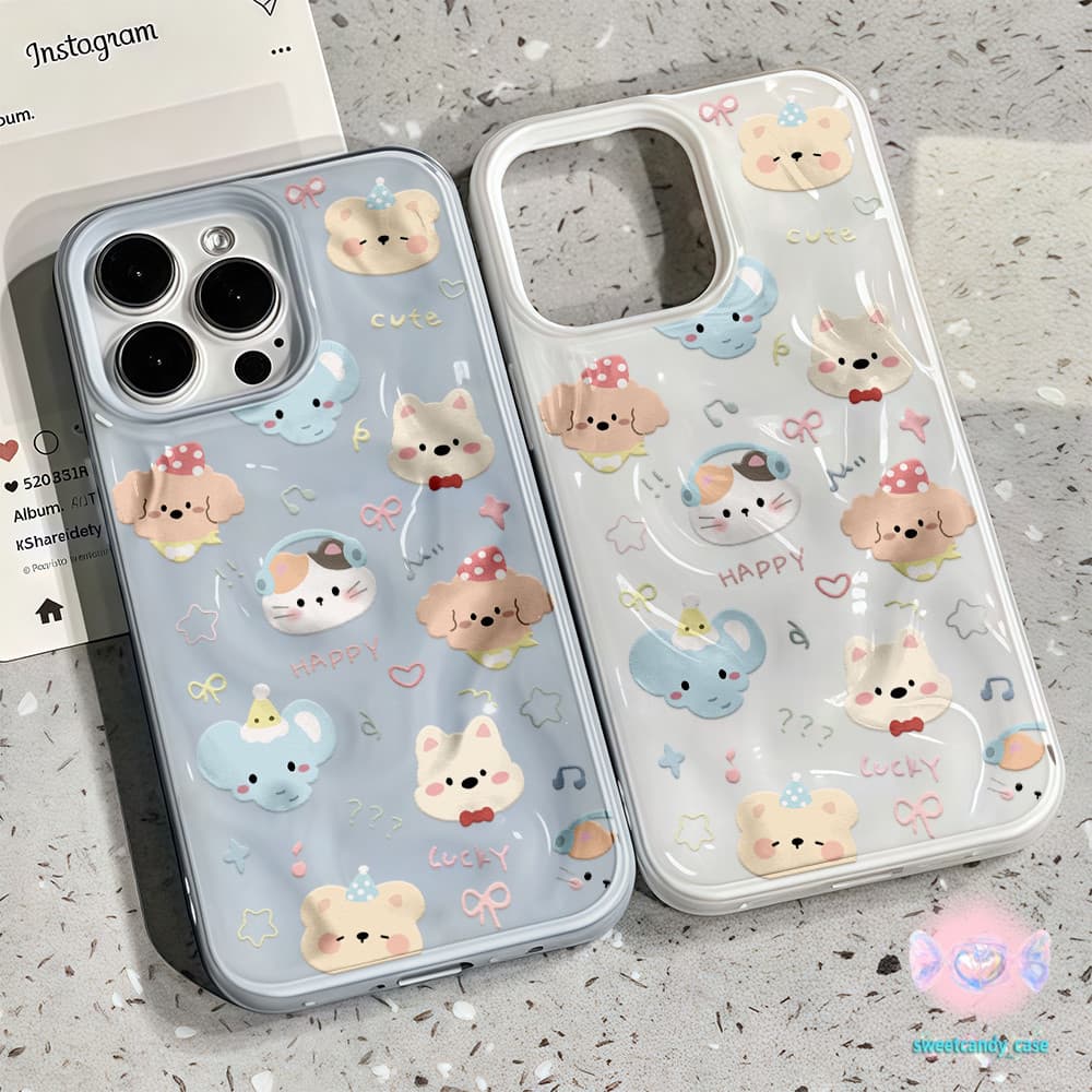 จัดส่งในพื้นที่ เคสเหมือนอุกกาบาต น่ารัก อวตารสัตว์การ์ตูน สําหรับIPhone16 15 14 13 12 11 7 8plus Pro Promax X XR XS รูปที่ 7