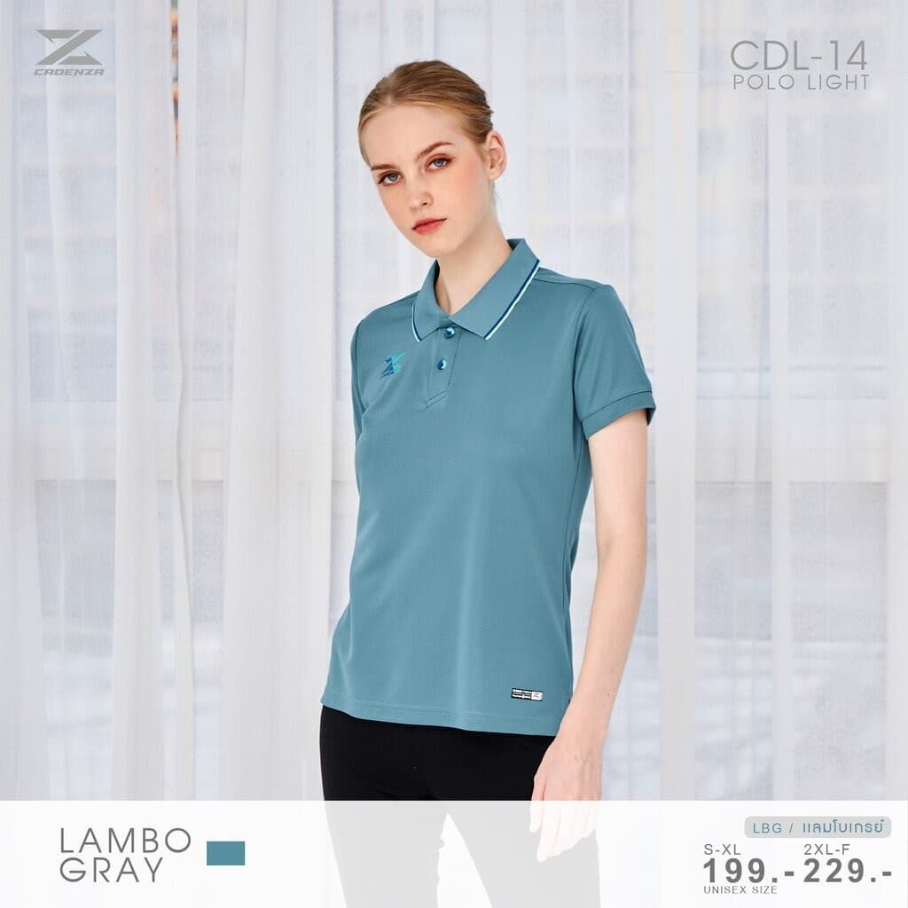 CADENZA เสื้อโปโลผู้หญิง เสื้อคอปก พรีเมี่ยม คาเดนซ่า รุ่น CDL-14Y สีแดง/เลือดหมู/เหลือง/ส้ม/น้ำเงิน รูปที่ 6