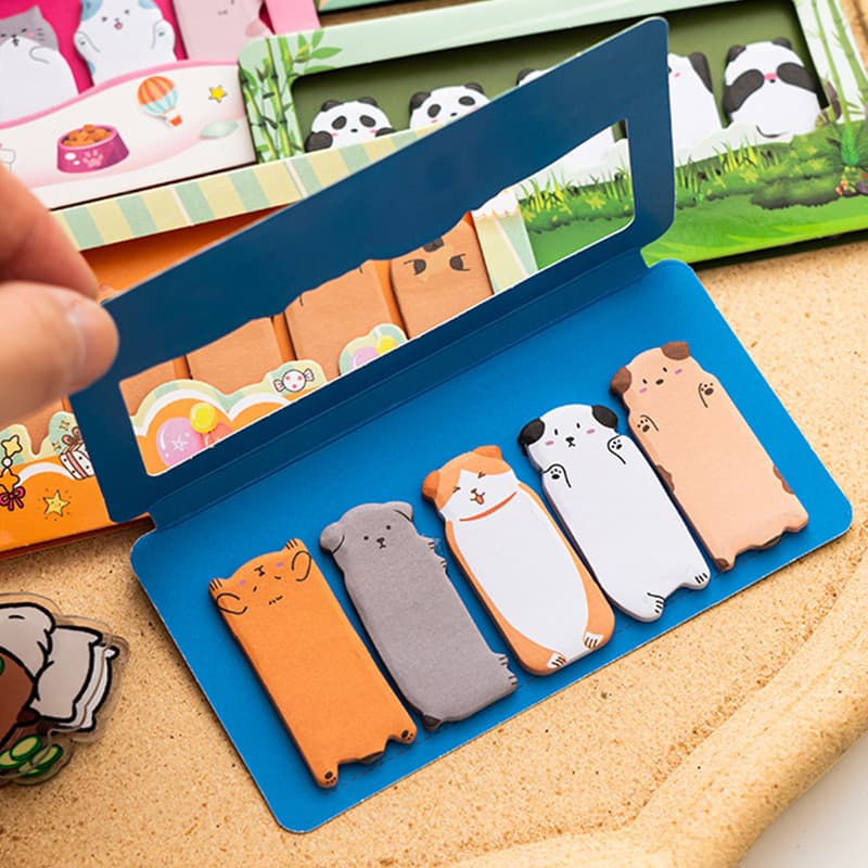 150 แผ่นสัตว์น่ารัก Paradise Seires Sticky Notes นักเรียนแบบพกพา Memo Pad น่ารักสัตว์ Series สติกเกอร์ฉลากกระดาษบันทึก รูปที่ 7