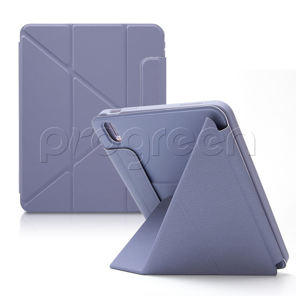 ProGreen Standy Case เคสสำหรับไอแพด Air5 Air4 Air6 Gen10 Gen9 8 7 Pro11 หมุนได้360องศา ถอดปกได้ ปรับระดับสูง-ต่ำได้ รูปที่ 8