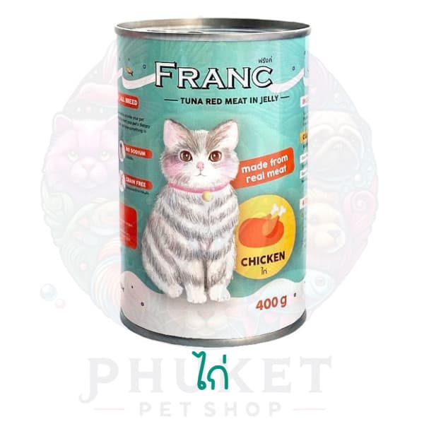 อาหารเปียกแมว FRANC ยกลัง 24 กระป๋อง รูปที่ 4