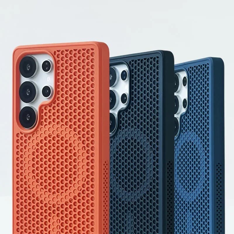 สินค้าคุณภาพดี เคสโทรศัพท์แม่เหล็กระบายความร้อนของSamsung ซัมซุง s25 s24 s23 s22 u p + fe ultra plus #sm02 รูปที่ 1