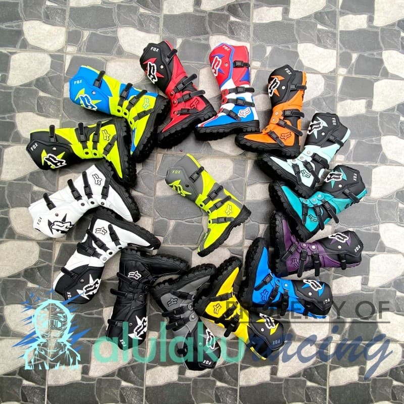 LOKAL SV Motocross MX Trail Boots Local Premium คุณภาพดีที่สุด - M5 รูปที่ 1