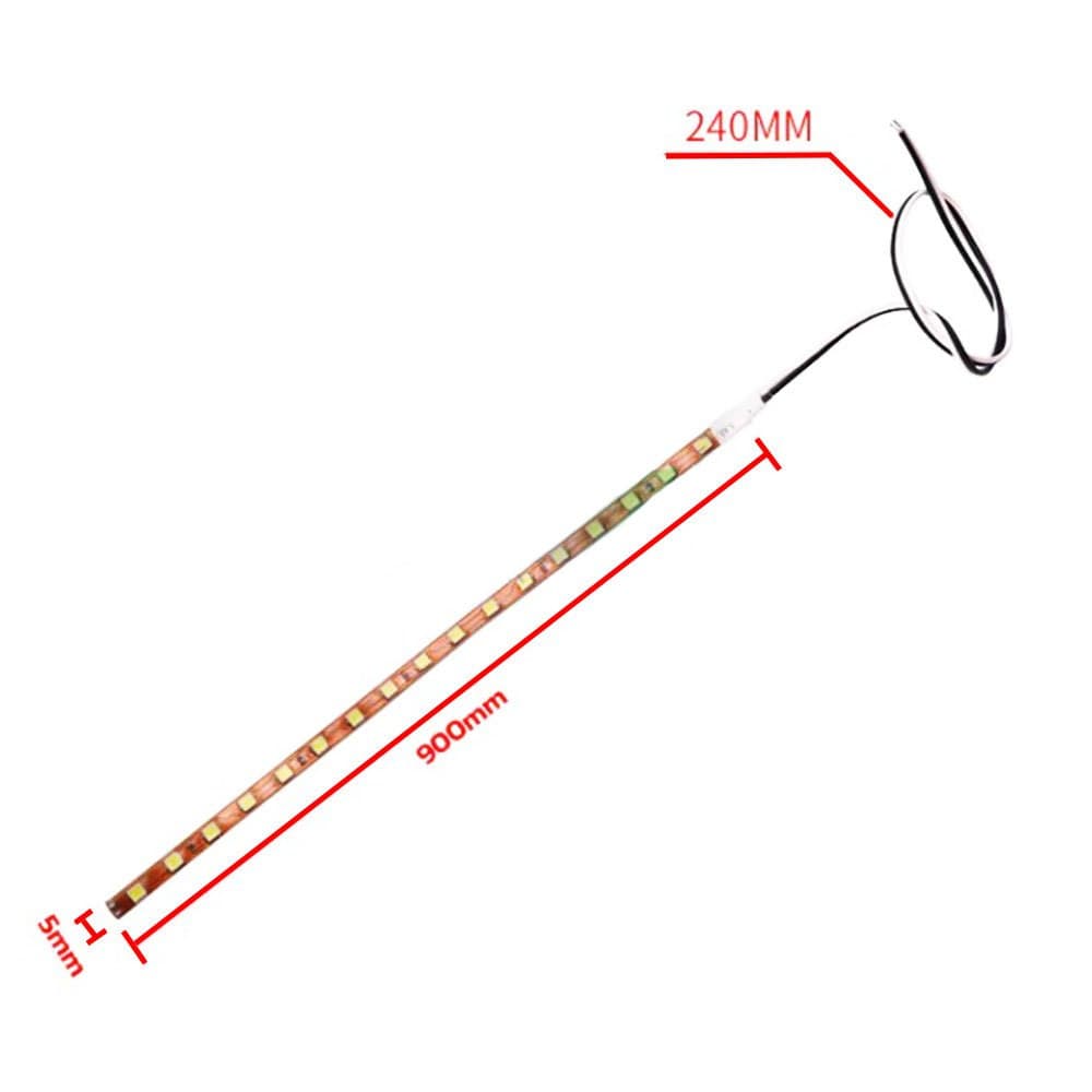ไฟมะรุม ไฟแช่ ไฟวิ่ง 12v สามารถตัดได้ แถบไฟวิ่ง สําหรับตกแต่งรถยนต์ Led สวยงาม รูปที่ 4