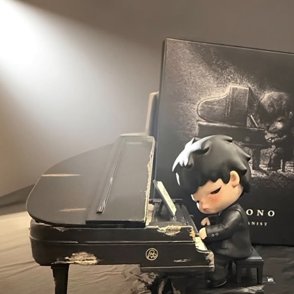 Hirono Ono pianist กล่องตาบอดเครื่องประดับของเล่นตุ๊กตาตกแต่งของขวัญ MNYH รูปที่ 3