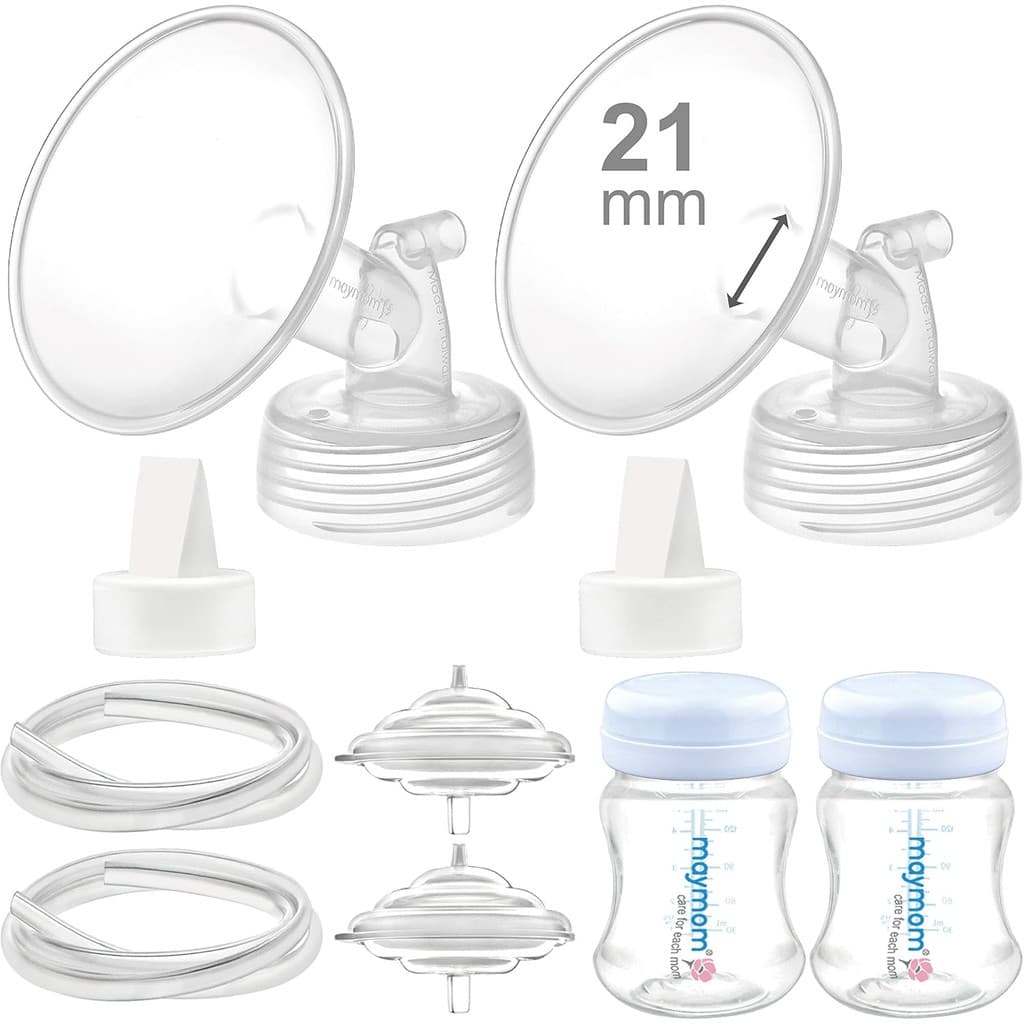 พร้อมปั๊ม ครบชุด 2 ข้างกรวยปั๊มนม​สำหรับ Spectra 13-32 มม.​คอกว้าง สอบถามขนาดกรวยที่เหมาะสมได้ค่ะ รูปที่ 1