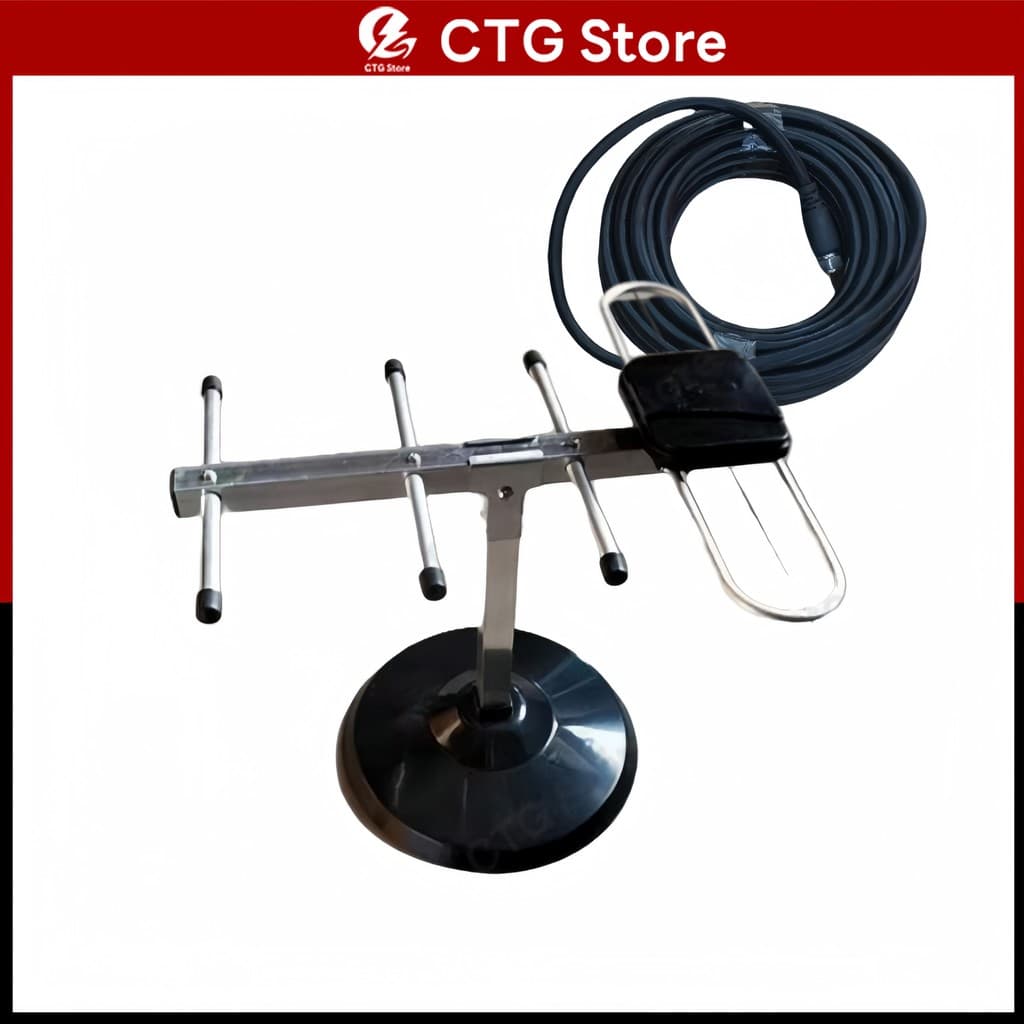 เสาอากาศดิจิตอล เสาอากาศภายนอก/ภายใน Td-5E เสาดิจิตอลสามารถ พร้อมสาย rg6 10เมตร เสาอากาศดิจิตอลทีวี รูปที่ 9