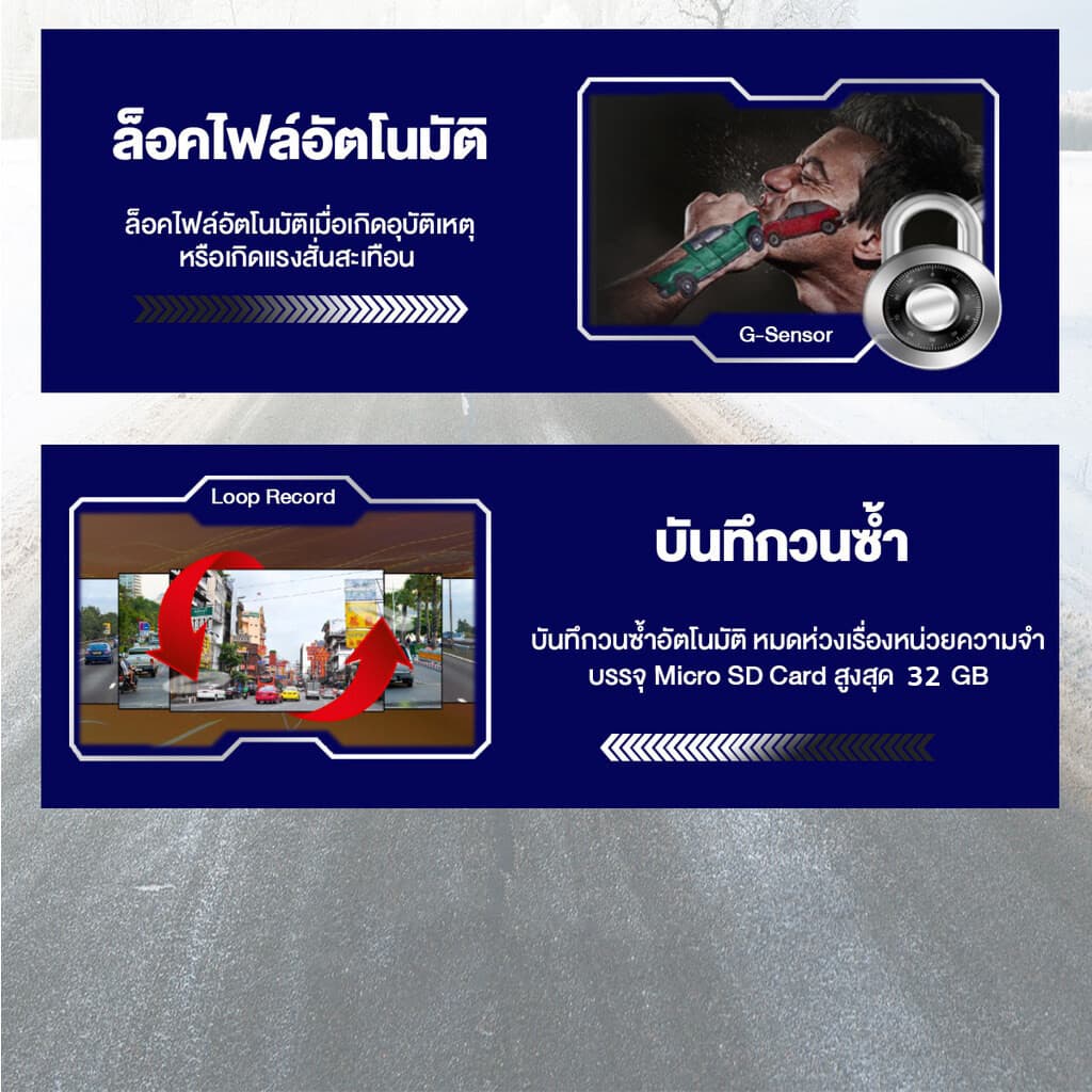 Monqiqi รับประกัน 3 ปี WIFI Dash Cam กล้องติดรถยนต์4k 1296P กล้องติดรถยน2023 2กล้อง มีมุมกว้าง170° ที่สุดของความคมชัด รูปที่ 7
