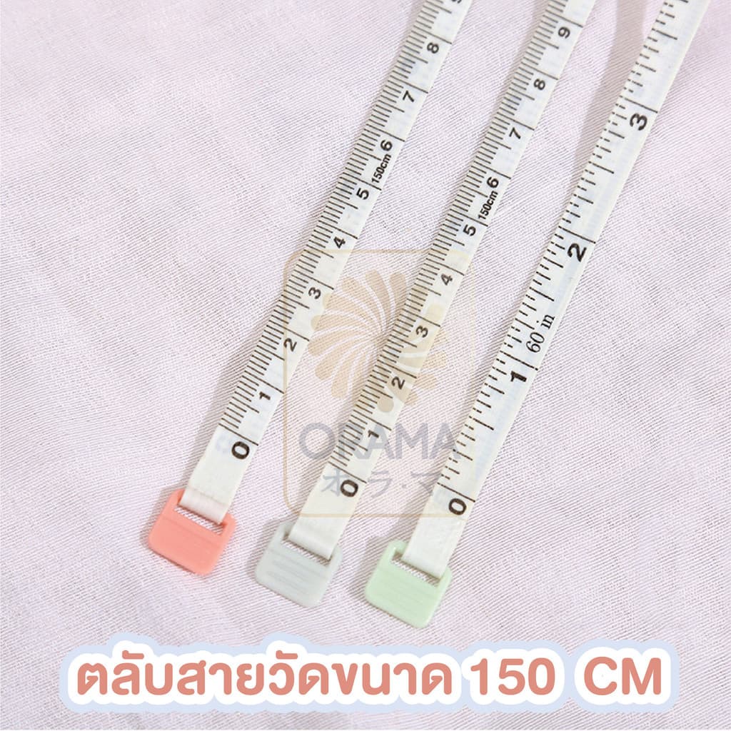 ORAMA สายวัดเอว ตลับวัดเอวพกพา ตลับสายวัด ทรงวงกลม สายวัดเอว สายวัด วัดรอบเอว สายวัดตัว มินิมอล น่ารัก สีพาสเทล E1 รูปที่ 3
