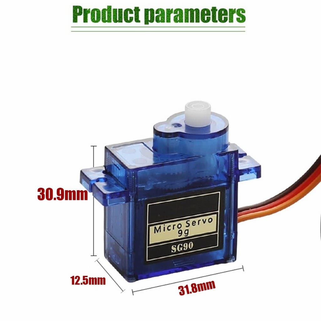 ร้านคนไทย! SG90 Servo Moto มอเตอร์เซอร์โว 180°360°สามารถใช้ได้กับบอร์ด Arduino และบอร์ดควบคุมอื่นๆ รูปที่ 2