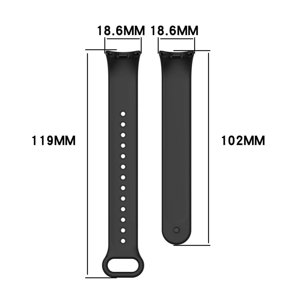 สายซิลิโคนสําหรับ Xiaomi Mi band 10/9 กีฬาเข็มขัดเปลี่ยนสร้อยข้อมือกันน้ํา Xiaomi Smart Mi Band 10 9 สายนาฬิกาอุปกรณ์เสริม รูปที่ 7
