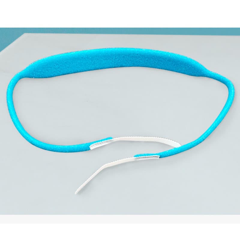 ที่ผูกท่อเจาะคอ ผู้ใหญ่สำหรับผู้ป่วยเจาะคอ Tracheostomy Tube Holder หนึ่งแถบบรรจุ Air Cut เทปยึด ความยาวและสั้นปรับได้ รูปที่ 1