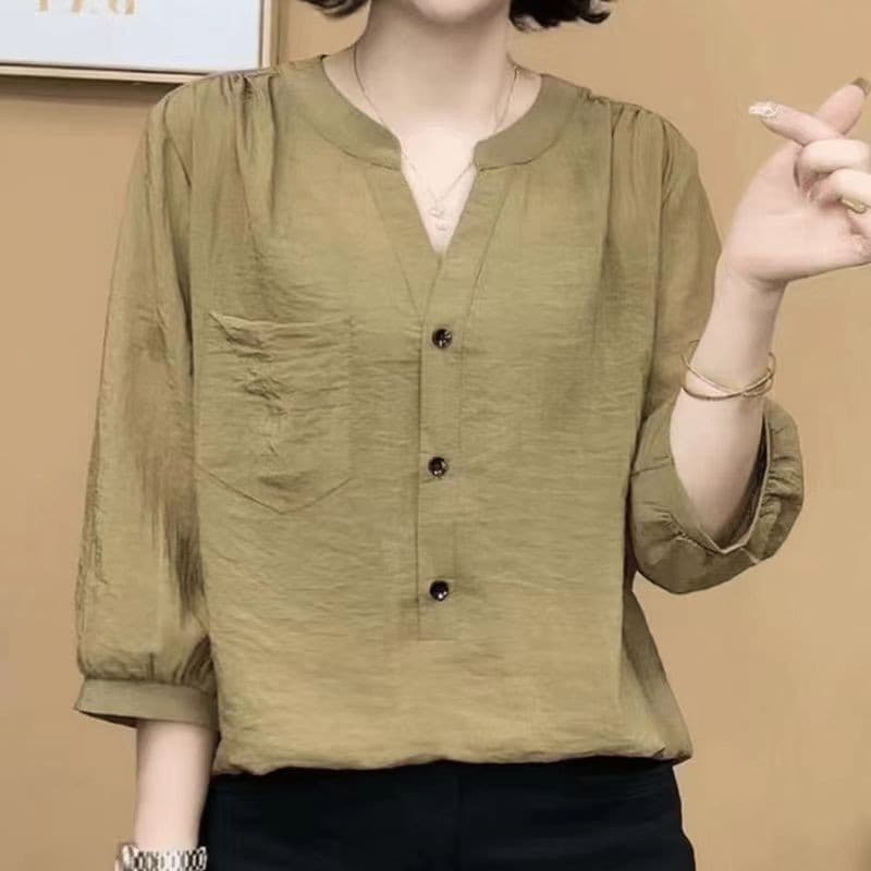 เสื้อคลุมแขนครึ่งสไตล์คลาสสิก ออกแบบให้สวมใส่ง่ายและทำให้ดูเพรียว เหมาะสำหรับฤดูร้อน รูปที่ 2