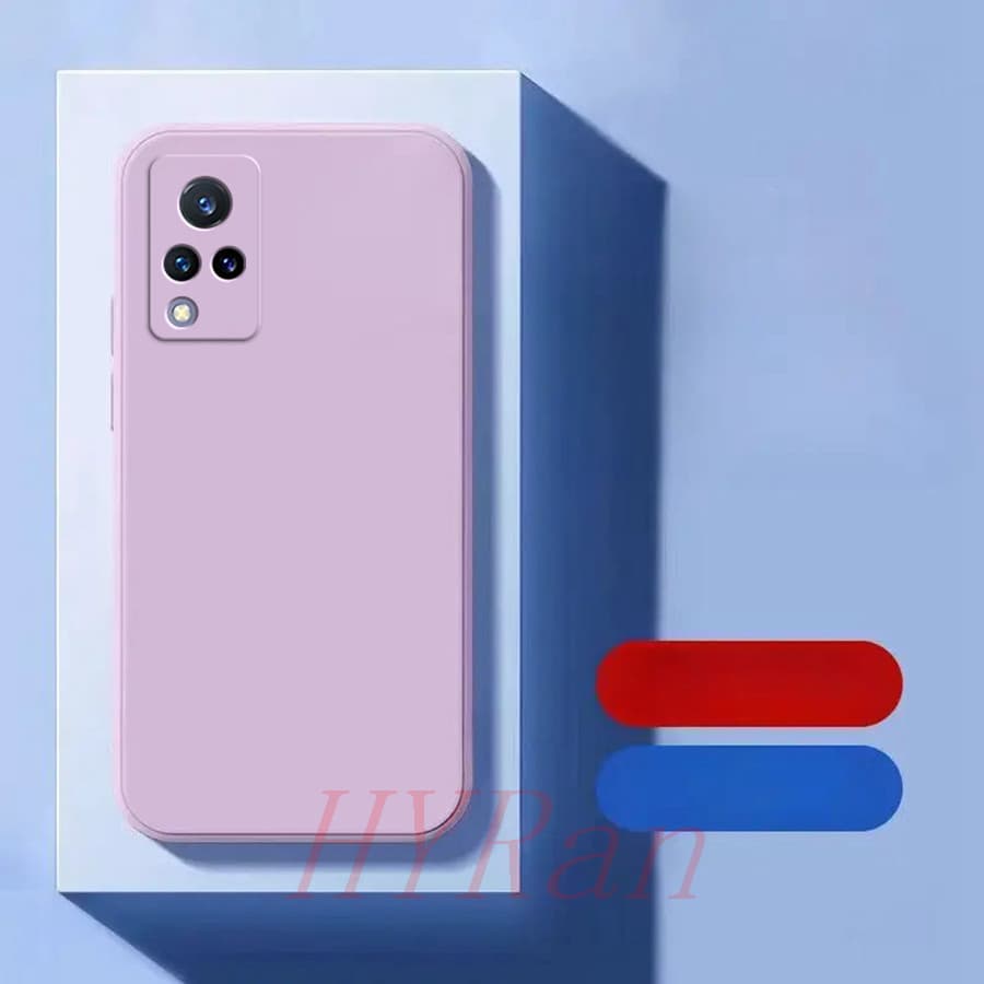 Vivo V21 5G เคสโทรศัพท์ซิลิโคนสีทึบ YT รูปที่ 9