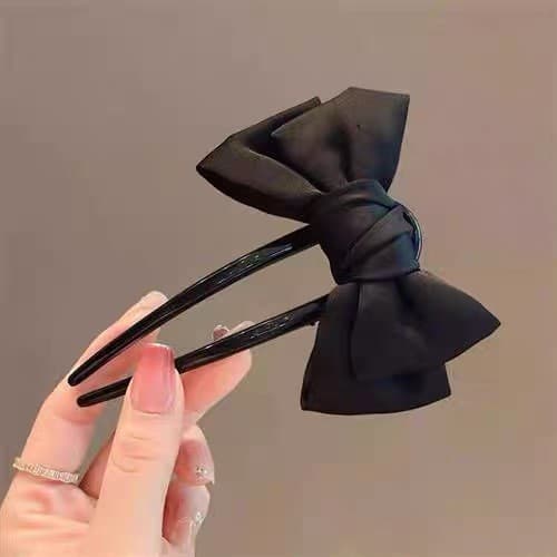 2024 โบว์ผ้า U-Shaped Hairpin Coil Hairpin รูปที่ 7