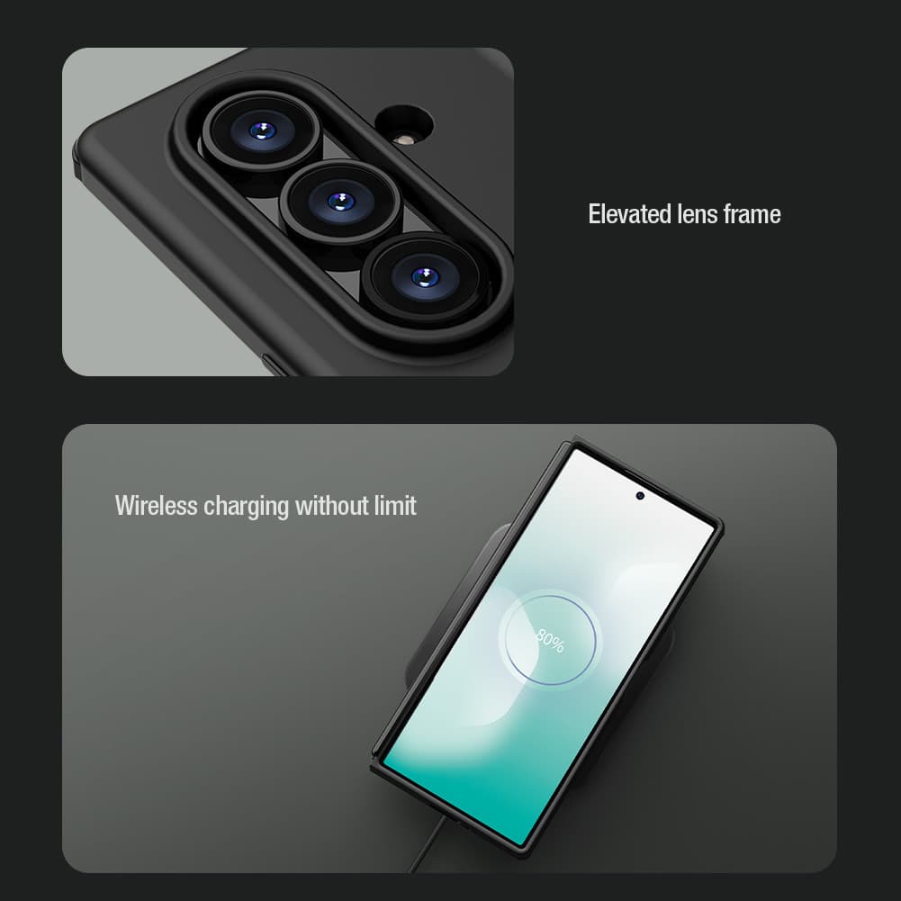 Nillkin Flex Pure Fold Case สําหรับ Samsung Galaxy Z Fold7 / Fold 7 Case พร้อมที่วางปากกา Anti Fall Protective Case รูปที่ 9