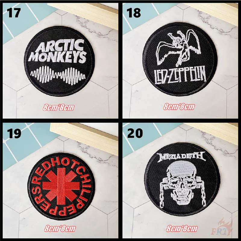 Classic Rock Band Logo Series 03 Iron-on Patch 1 ชิ้น Thrash Metal / Hard Rock / Indie Rock DIY เย็บบนเหล็กบนป้ายแพทช์ รูปที่ 3
