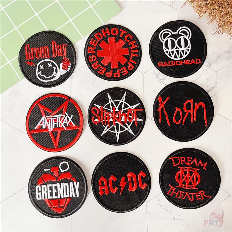 Classic Rock Band Logo Series 03 Iron-on Patch 1 ชิ้น Thrash Metal / Hard Rock / Indie Rock DIY เย็บบนเหล็กบนป้ายแพทช์ รูปที่ 7