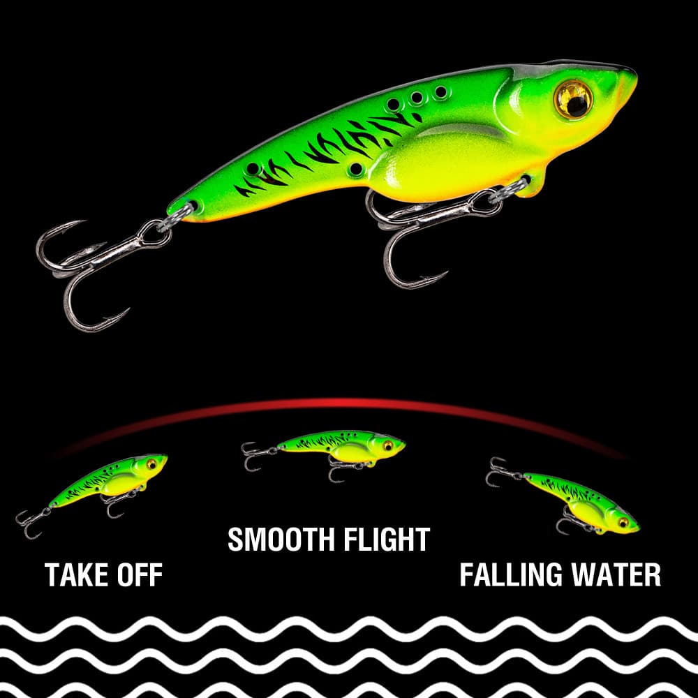 3.5g/5g/7g/10g/14g/17g VIB Swimbait โลหะที่มีสีสัน Sinking Jig 3D ตา Hard เหยื่อช้อน Spinner ตกปลา Lure Fishing Tackle สําหรับ Bass Walleye ปลาเทราท์ รูปที่ 6