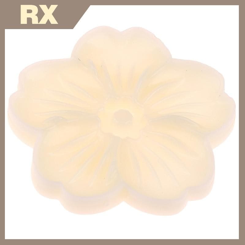 4 ชิ้น/เซ็ต Mooncake แม่พิมพ์ Cherry Blossom ดอกไม้รูปแบบแสตมป์มือกดแม่พิมพ์ Plungers Pastry เครื่องมือ รูปที่ 7