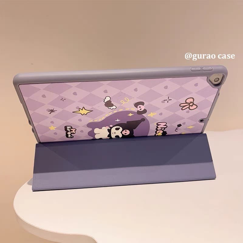 010. เคสฝาพับ สำหรับ Samsung Tab S6 lite/Tab A7 lite/Tab A9 Plus A9Plus Tab S9FE S9 FE Tab A11 A11Plus มีช่องใส่ปากกา รูปที่ 7