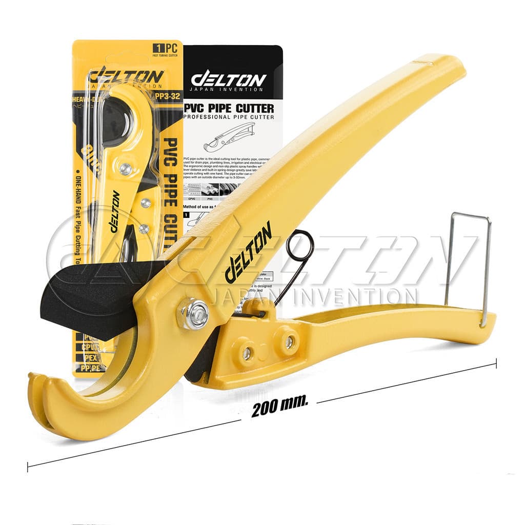 DELTON คีมตัดท่อ PVC กรรไกรตัดท่อตัดได้ 3-32 mm ใบมีด SK5 ตัดทีเดียวอยู่ PPR PVC Pipe Cutter ตัดพีวีซี รุ่น PP3-32 รูปที่ 7