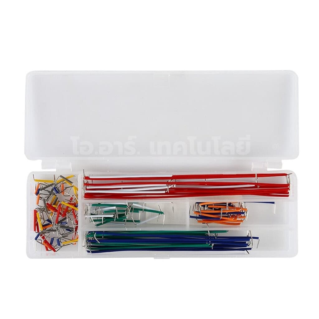 ชุด สายเชื่อมต่อวงจร สายจัมเปอร์ 140ชิ้น/560ชิ้น/840ชิ้น U Shape Shield Breadboard Jumper Wires Grade A สายต่อวงจร wi... รูปที่ 2